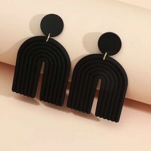 Boho rainbow drop earrings